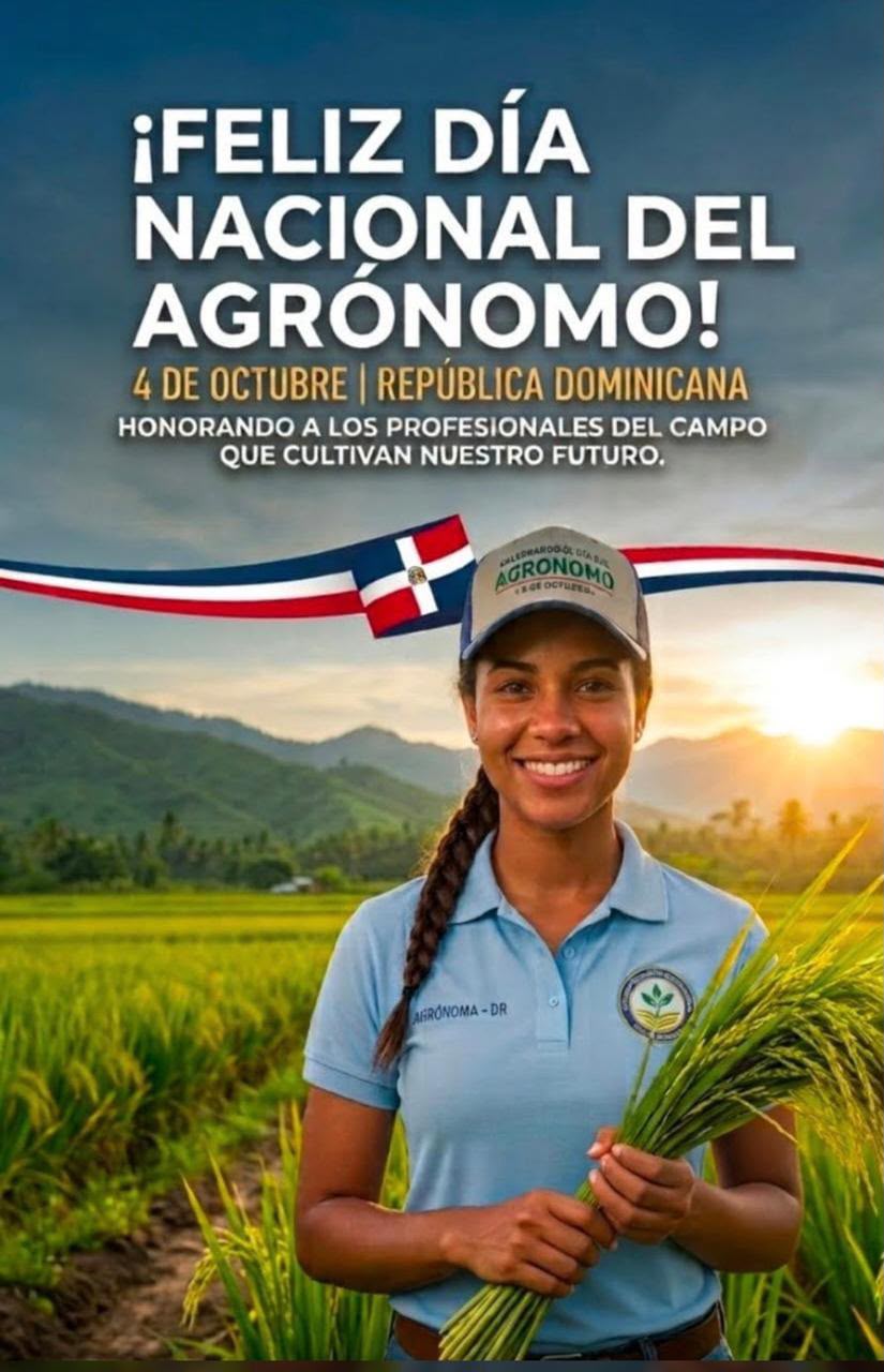 el Día Nacional del Agrónomo se conmemora cada 4 de octubre y pone en relieve el papel de estos profesionales en áreas como la producción de alimentos, la asistencia técnica, el manejo de los suelos y la seguridad alimentaria.